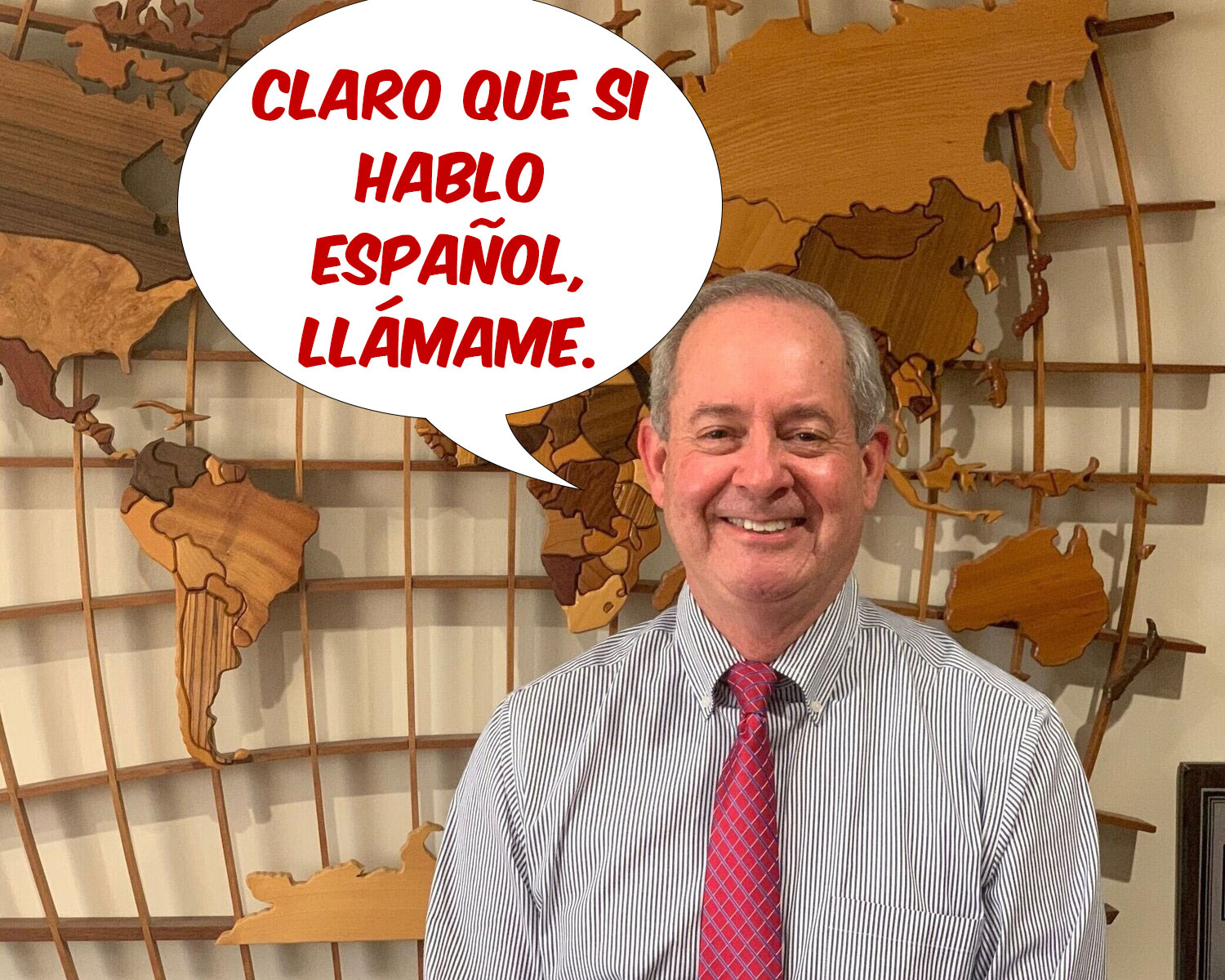 Robert L Lacy smiling.